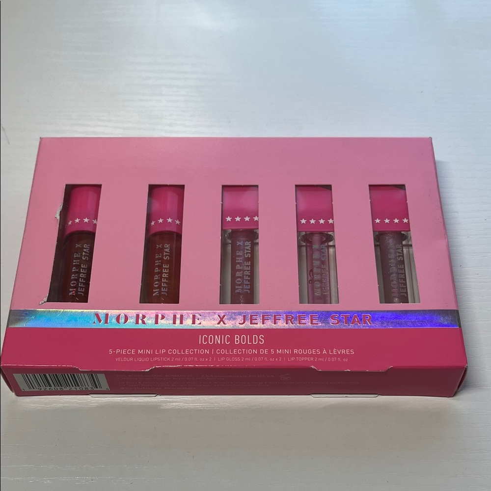 Jeffree Star Morphe X Iconic Bolds Lip Gloss Set
